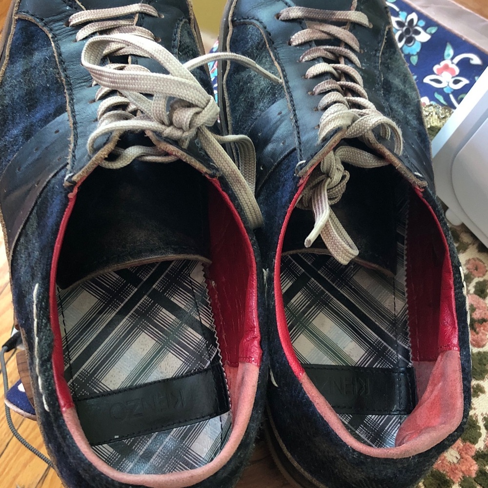 Kenzo of Paris Men’s Black and blue shoes